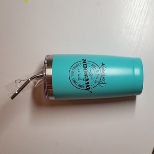 Insulated Drinkware w/ Straw & Straw Cleaner